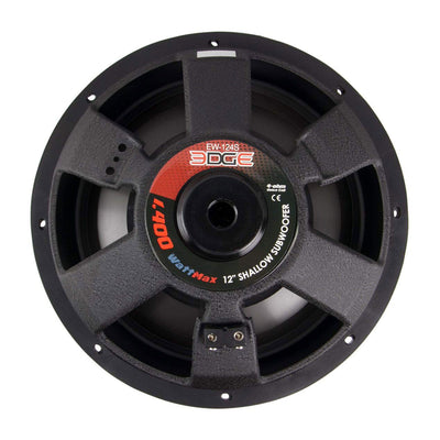 Power Acoustik 12" Powerful 700W RMS Shallow Car Subwoofer Loud Speaker (2 Pack) - VMInnovations