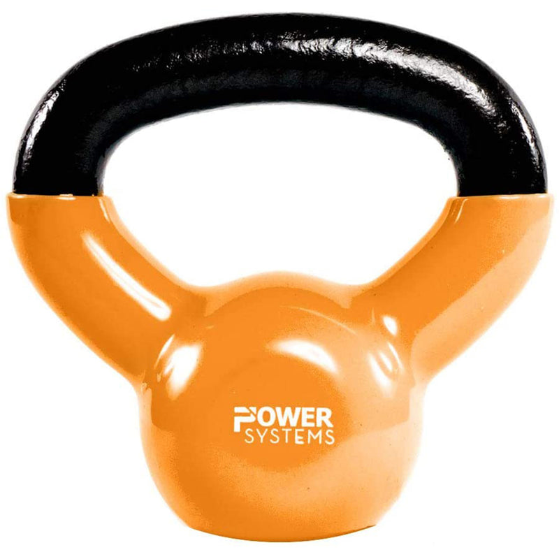 Power Systems Premium Kettlebell Prime Exercise Training Weight, 5 Pound, Orange