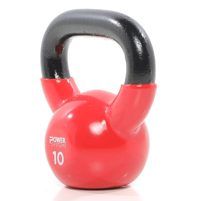 Power Systems Premium Kettlebell Prime Exercise Training Weight, 10 Pounds, Red