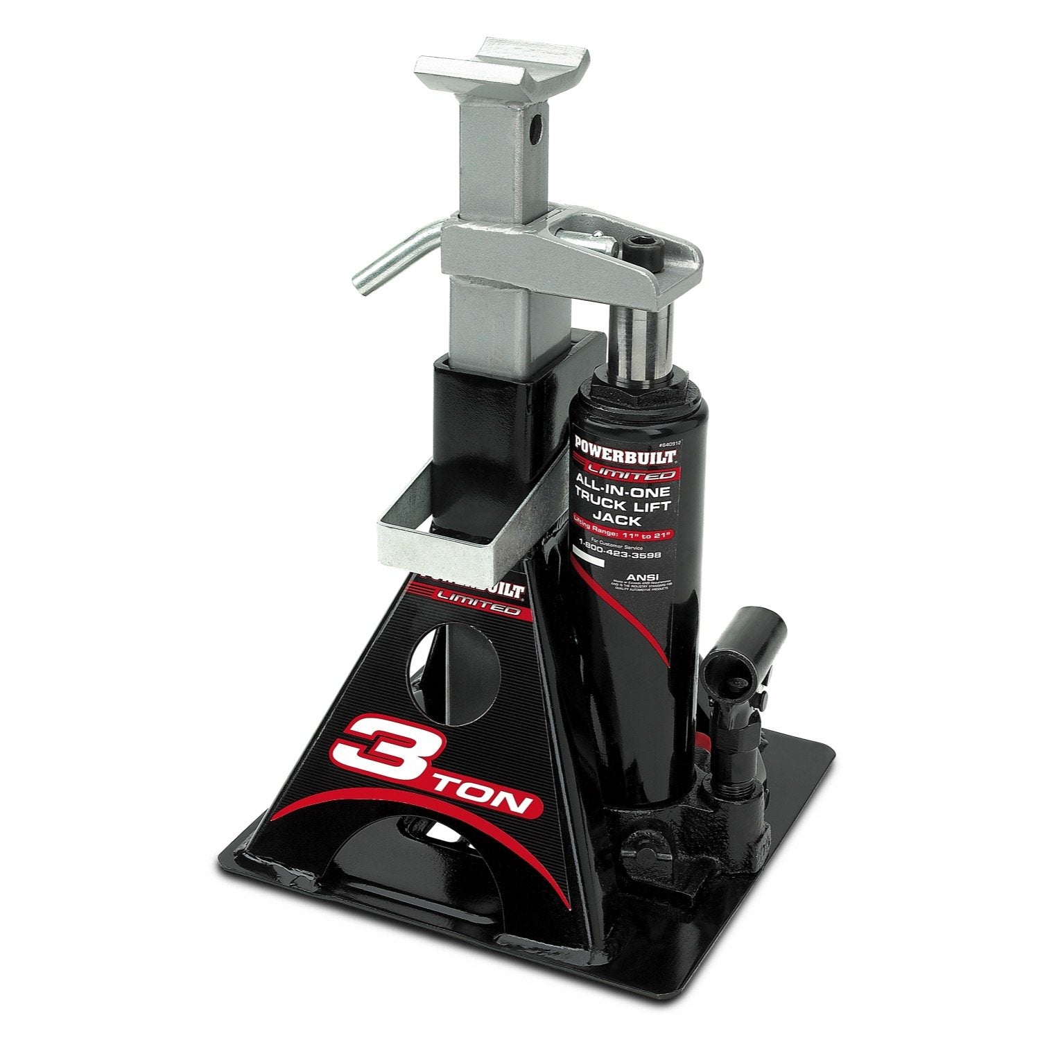 Powerbuilt Portable 3 Ton All in One Car Jack Stand Bottle Jack (Open Box) - VMInnovations