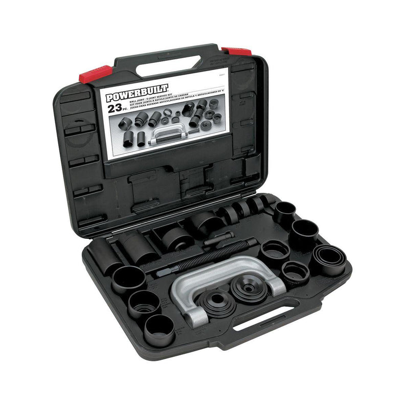 Powerbuilt 23 Pc Ball Joint and U Joint Service Set with Storage Case (Open Box)