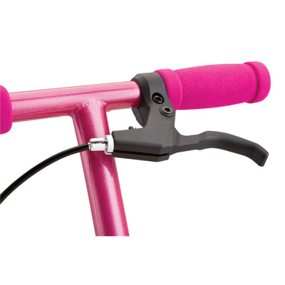PowerWing 125mm 3 Wheel Inclined Caster Powered Scooter, Sweet Pea Pink (Used)