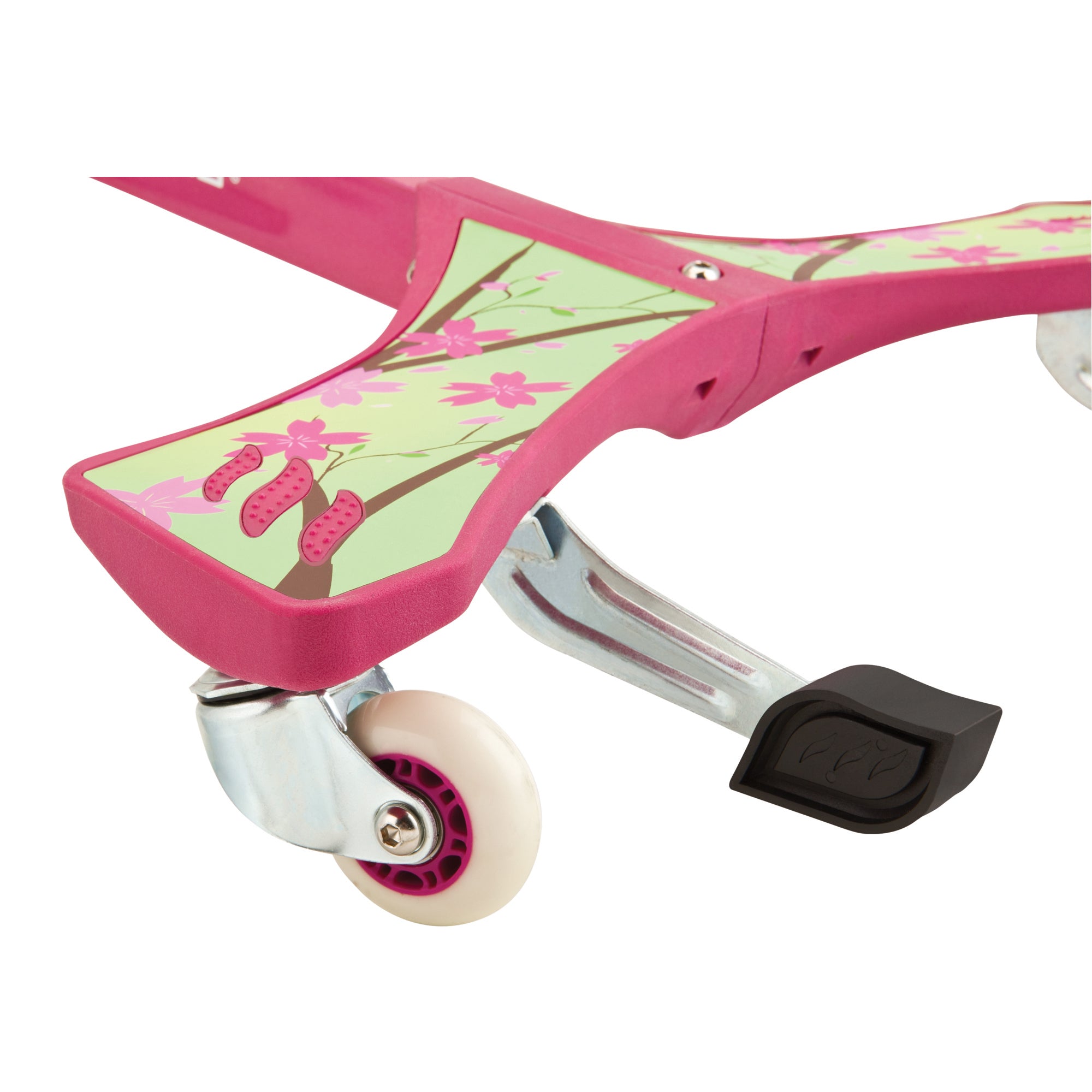 Razor PowerWing Pink Girls Caster Scooter (Sweet Pea) - Open Box