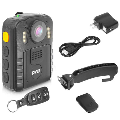 Pyle Compact 1296p HD Wireless Night Vision Police Body Camera (For Parts)