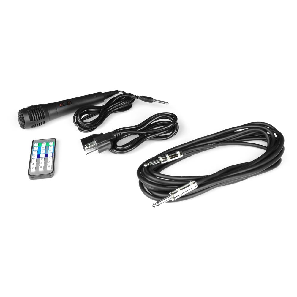 Pyle Active Passive Bluetooth Dual Loudspeaker Sound System and Mic (2 Pack) - VMInnovations
