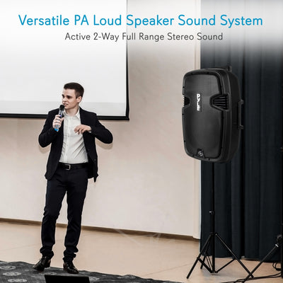 Pyle Bluetooth PA Loud Speaker Versatile Karaoke System w/Wireless Mics (Used)