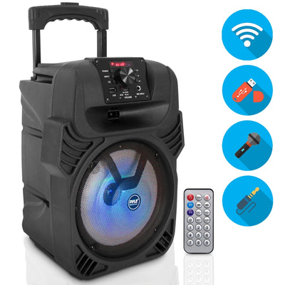 Pyle Portable Bluetooth Speaker System with Flashing Party Lights (For Parts) - VMInnovations