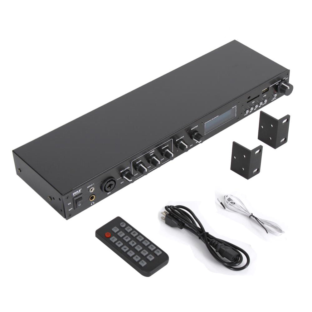 Pyle PPRE70BT Bluetooth Pro Audio Preamplifier Receiver System & Remote (4 Pack)