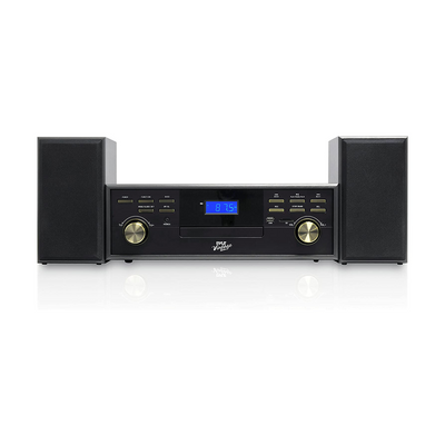 Pyle PPTCM80BTGR Vintage Retro Bluetooth Turntable Speaker System (Used)