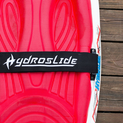 Hydroslide Water Kneeboard with Handle & Hydro Hook Tow Point, White (Open Box)