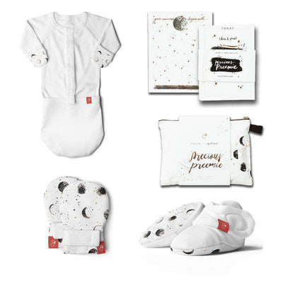 Goumikids Organic Baby Outfits and Card Bundle, Preemie Many Moons (Open Box)