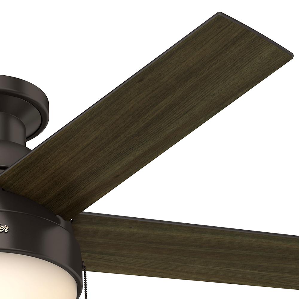 Hunter Anslee 46" Home Ceiling Fan with LED Light and Pull Chains (Open Box)