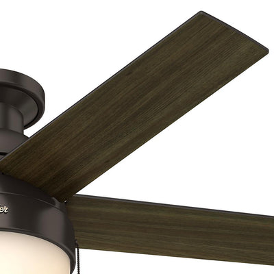 Hunter Anslee 46" Home Ceiling Fan with LED Light and Pull Chains (Open Box)