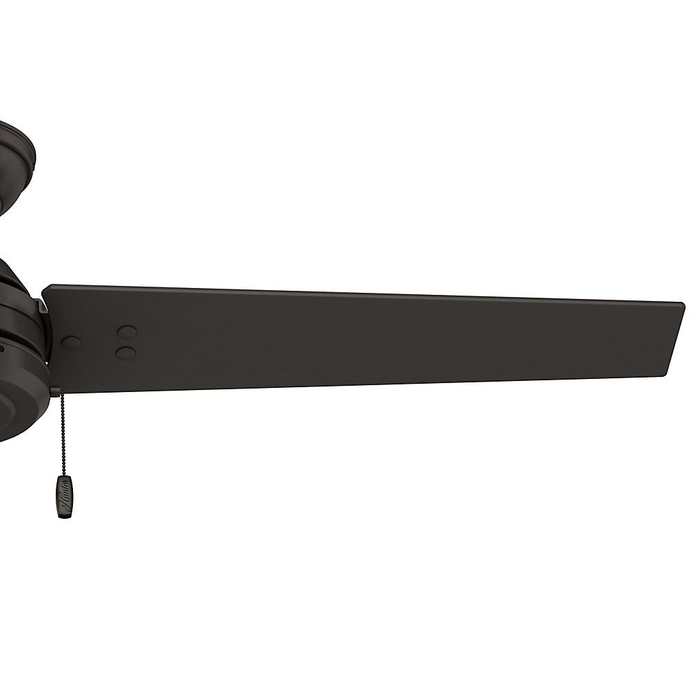 Hunter Cassius 52" Indoor and Outdoor Ceiling Fan w/ Pull Chain, Premier Bronze