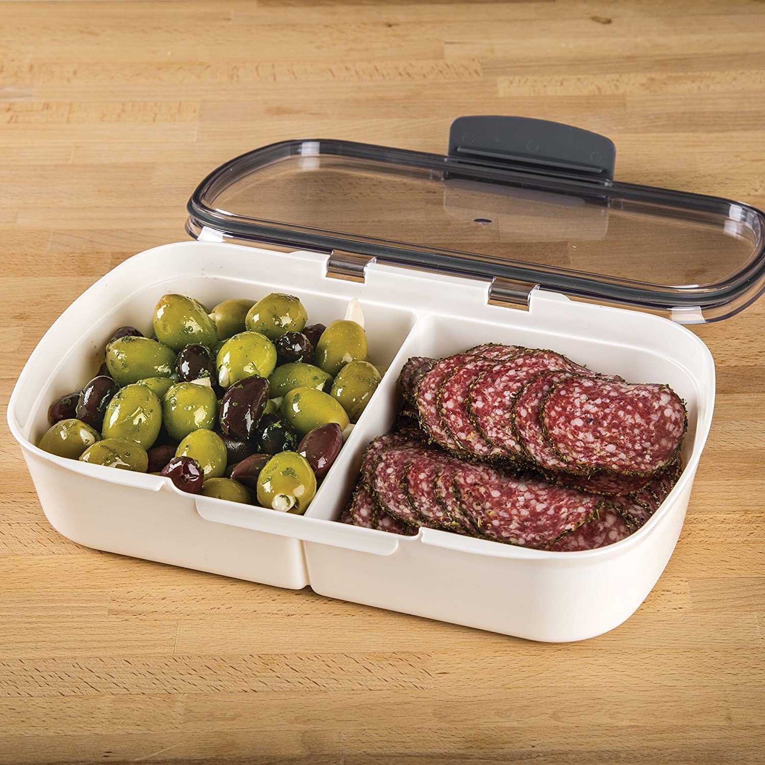Prepworks Split Deli ProKeeper Air Tight Sealed Food Storage Container with Lid
