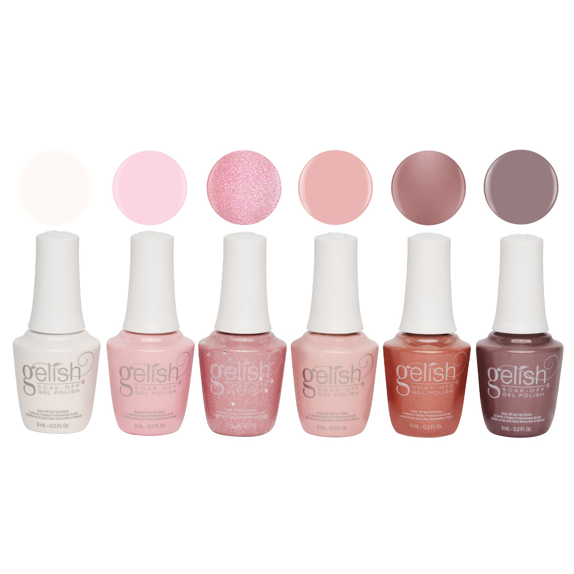 Gelish Nail Mini Curing LED Lamp, Basix Polish Starter Kit, & Pretty In Pink Set
