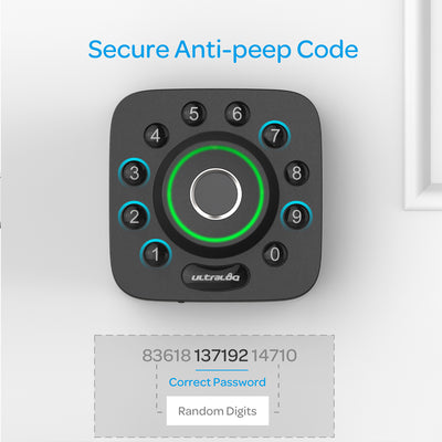 U-Tec U-Bolt Pro 6 in 1 Bluetooth Enabled Fingerprint and Keypad Smart Home Lock
