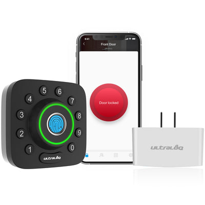 U-Tec WIFI Bridge 6 in 1 Fingerprint and Keypad Smart Home Deadbolt (Open Box)