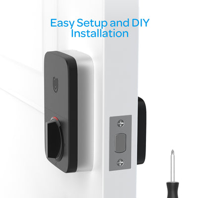 U-Tec WIFI Bridge 6 in 1 Fingerprint and Keypad Smart Home Deadbolt (Open Box)
