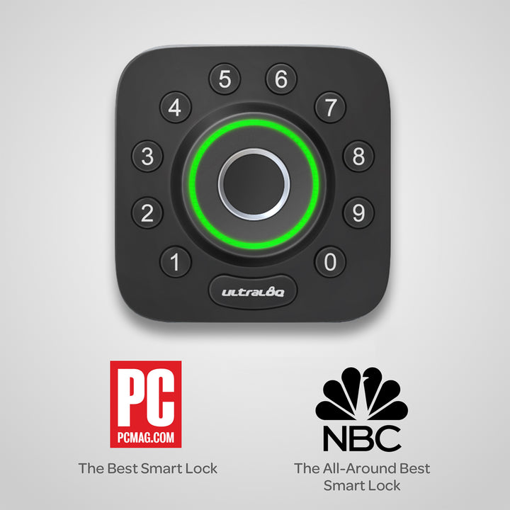 U-Tec WIFI Bridge 6 in 1 Fingerprint and Keypad Smart Home Deadbolt (Open Box)