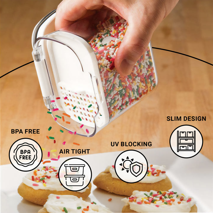 Progressive International Prepworks 6 Piece Food Storage Set, White (Used) - VMInnovations