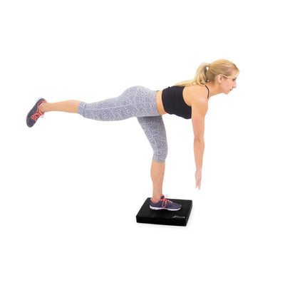 Prosource Fit Foam Stability Physical Therapy Balance Pad Mat, Black (Open Box) - VMInnovations