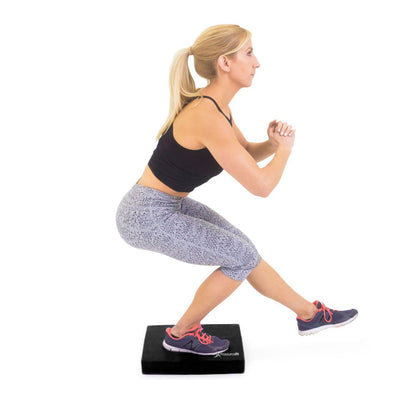 Prosource Fit Foam Stability Physical Therapy Balance Pad Mat, Black (Open Box) - VMInnovations