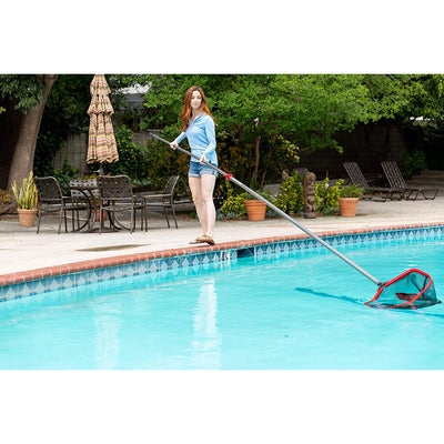ProTuff Products 8 to 16 Foot Telescoping Pool Cleaning Tool Net Pole (Open Box)