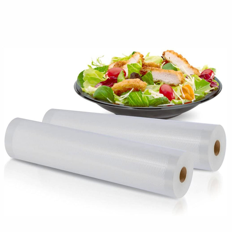 NutriChef Premium Vacuum Commercial Grade Food Storage Sealer Rolls (8 Pack)