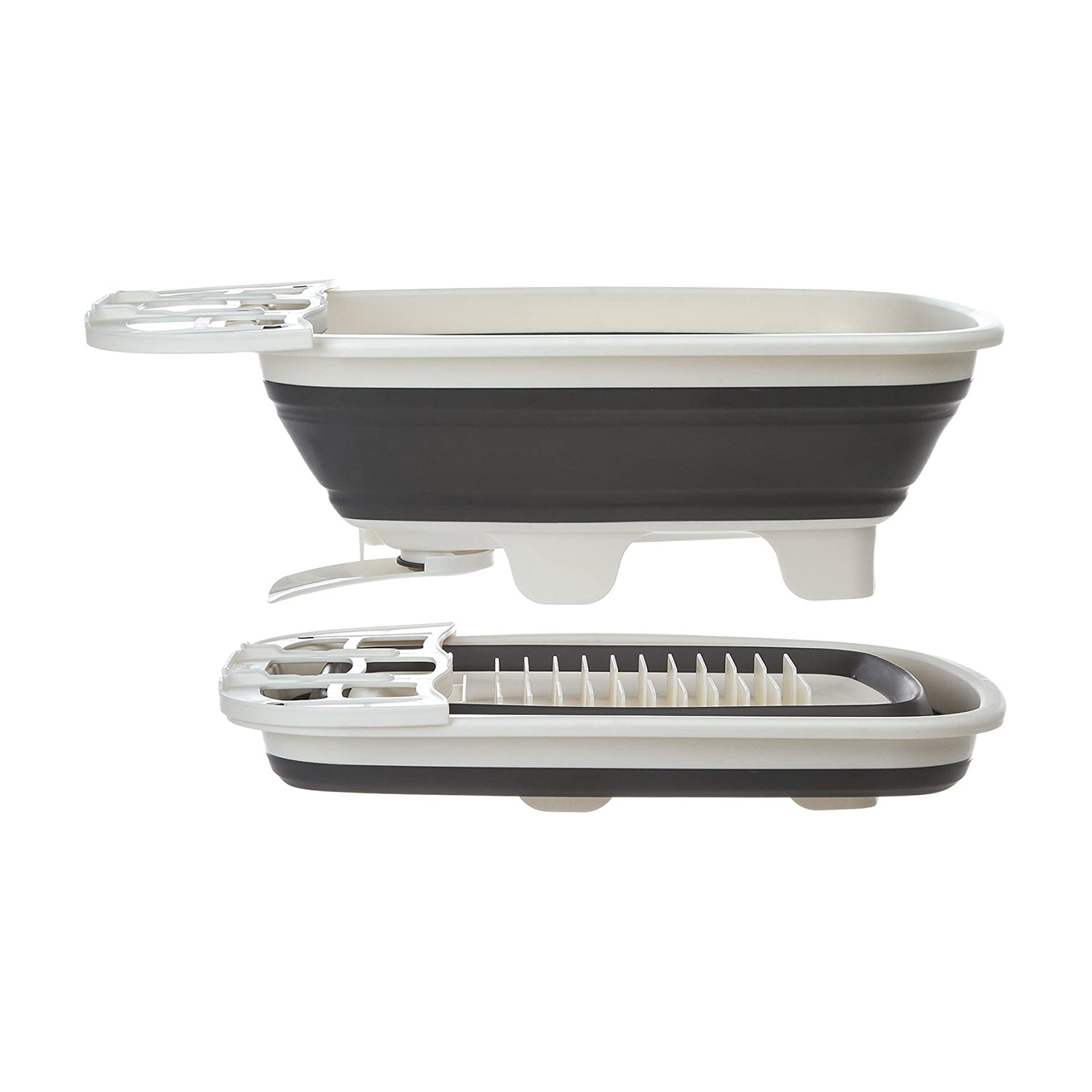 Prep Solutions Dish Drainer Drying Rack w/ Swivel Spout for Kitchen (Used)