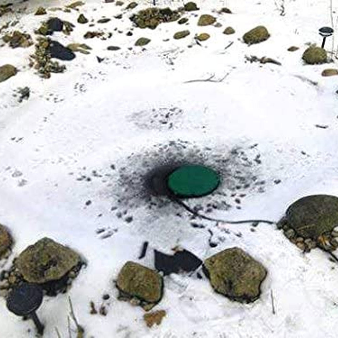 Farm Innovators PS-200 Cast Aluminum 200 Watt All Pond Floating De-Icer Heater - VMInnovations