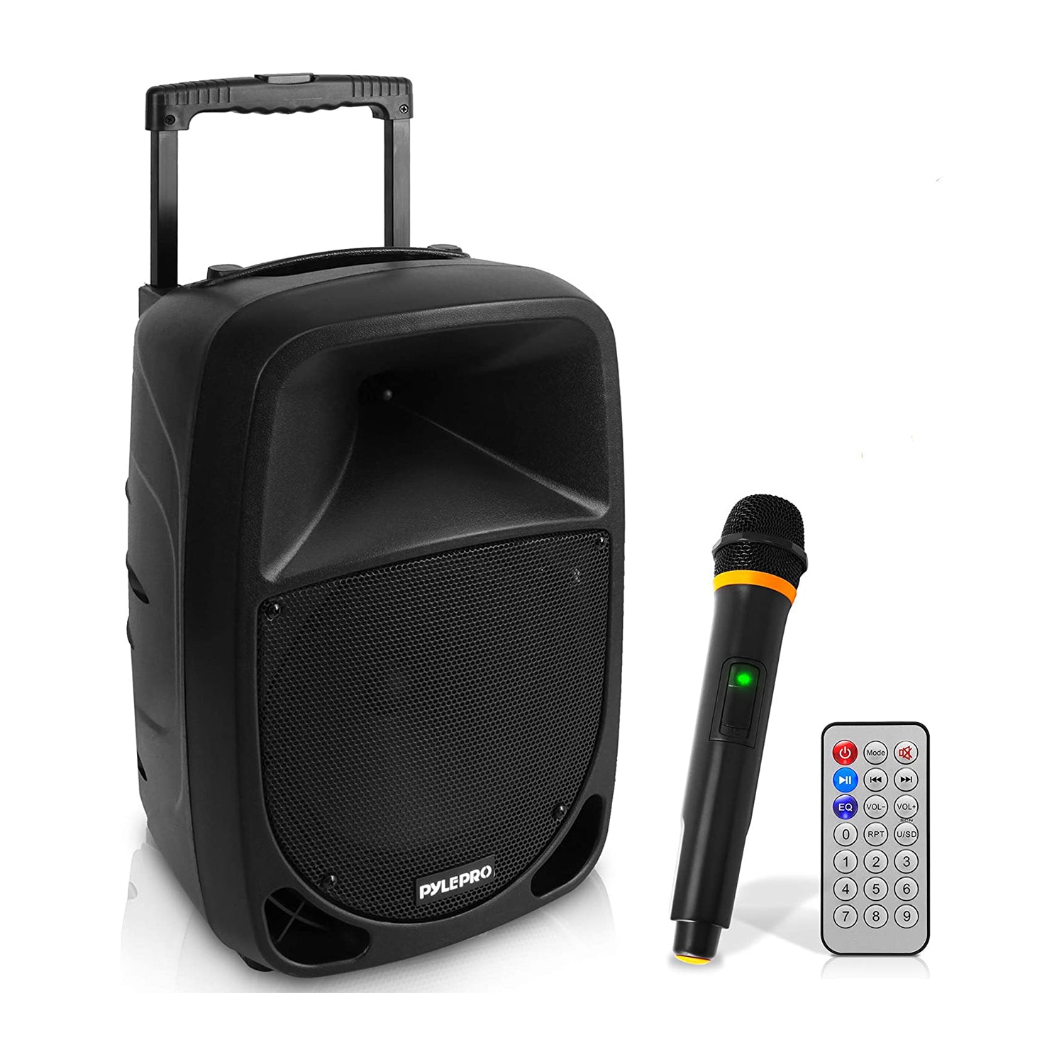 Pyle Bluetooth Portable Stereo Karaoke Speaker with Wireless Microphone (4 Pack) - VMInnovations