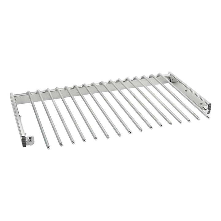 Rev-A-Shelf 30" Pullout Closet Wire Pant Rack for 16 Pairs, Chrome, PSC-3014CR