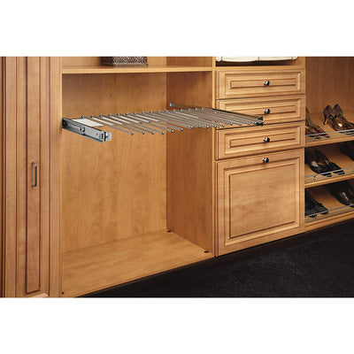 Rev-A-Shelf PSC-3014CR 30-Inch Closet Pullout Pants Rack for 16 Pairs (Used)