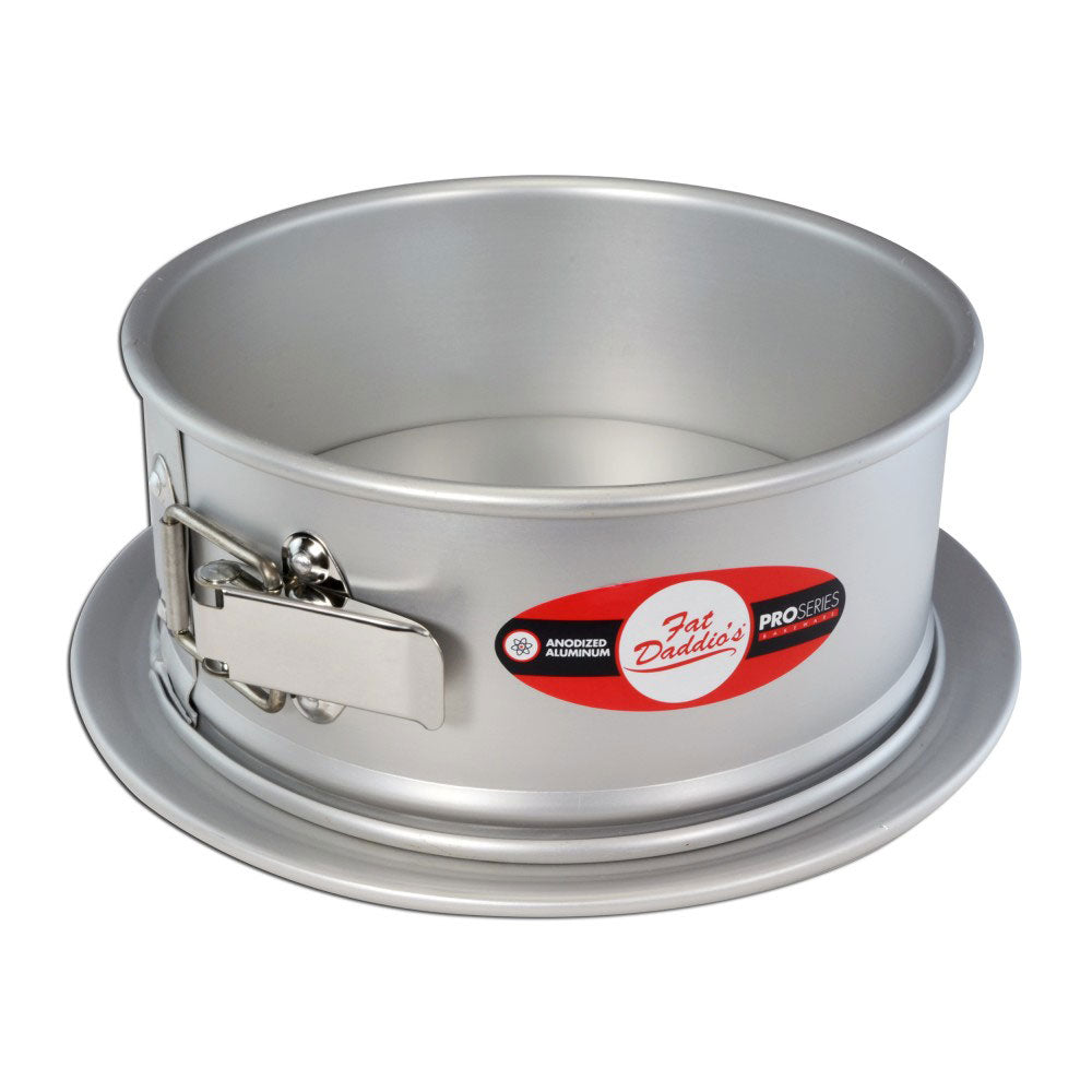 Fat Daddio's Round Springform Cake Pan with Steel Buckle, 10 x 3 Inch (Open Box)