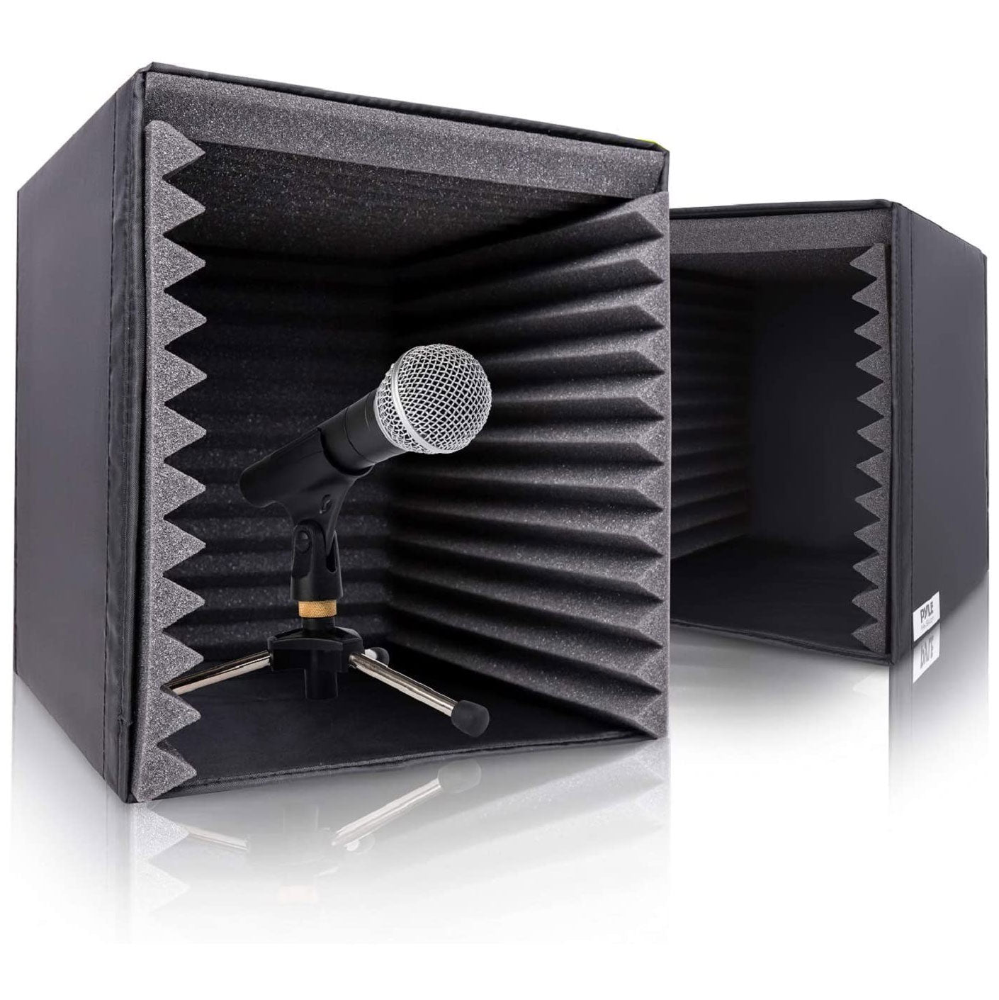 Pyle PSIB27X2 2 Pc Soundproofing Shield Isolation Filter Recording Booth Box - VMInnovations