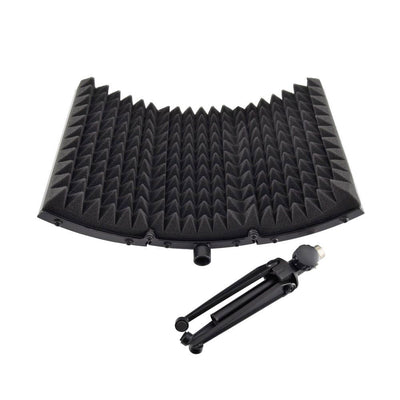 PylePro PSMRS08 Compact Noise Absorbing Isolation Shield Freestanding Mic Stand