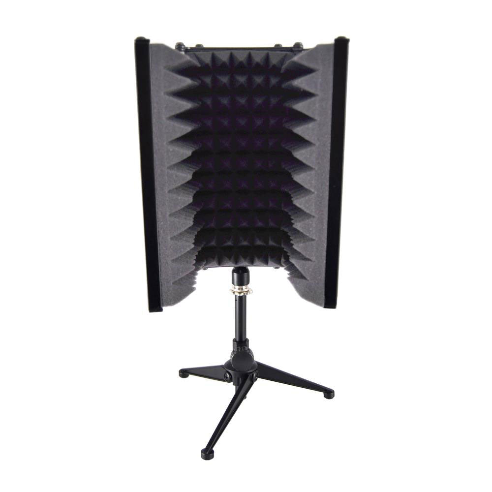 PylePro PSMRS08 Compact Noise Absorbing Isolation Shield Freestanding Mic Stand