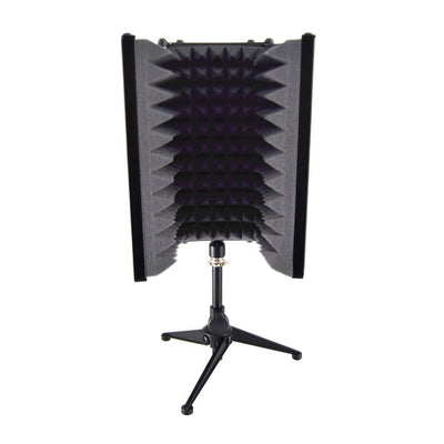 PylePro PSMRS08 Compact Noise Absorbing Isolation Shield Freestanding Mic Stand