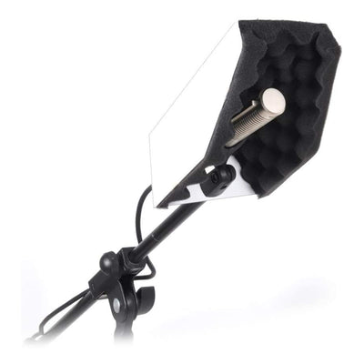 Pyle Microphone Guard Cymbal Noise Sound Isolation Recording Drumming Mic Shield - VMInnovations