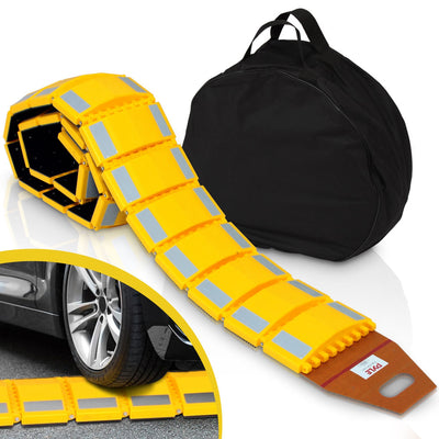 Pyle PSPD16 9 Feet Portable Car and Truck Vehicle Speed Bump with Case (4 Pack)