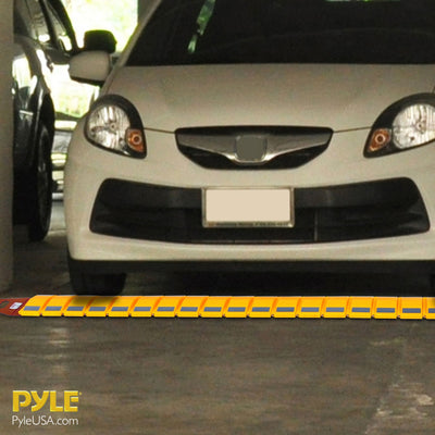 Pyle PSPD16 9 Feet Portable Car and Truck Vehicle Speed Bump with Case (4 Pack)