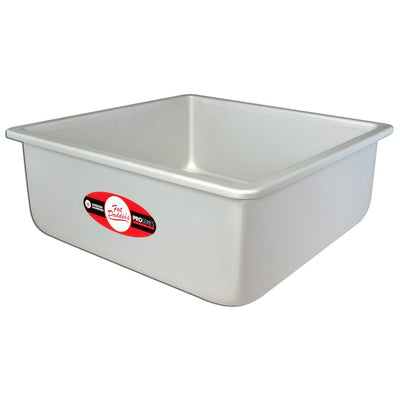 Fat Daddio's Anodized Aluminum Square Pan w/ Solid Bottom, 12x12x4in (OpenBox)