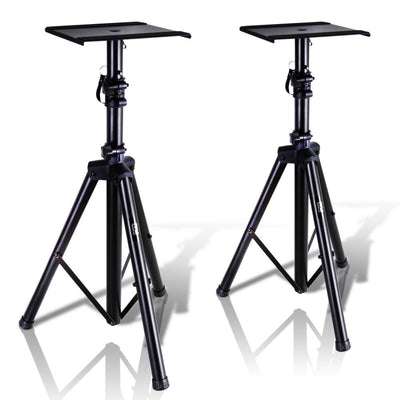 Pyle Universal Tripod Dual Studio Monitor Speaker Stand Mount Kit, Pair (Used)