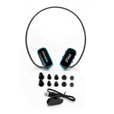 Pyle Flextreme Waterproof 4GB Memory MP3 Player Headphones, Black (Used)