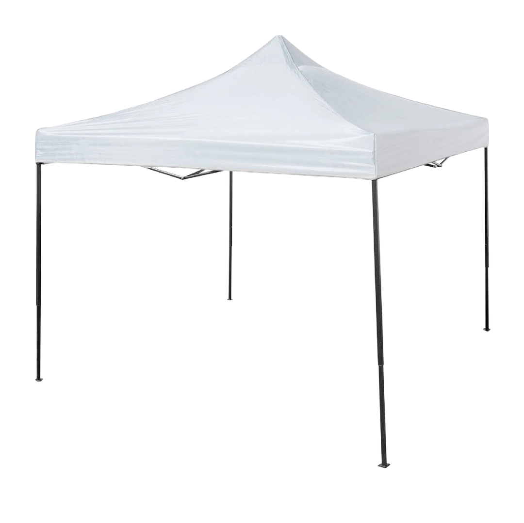 Trappers Peak 6 1/2-by-6 1/2-Foot Folding Pop-Up Shade Canopy, White