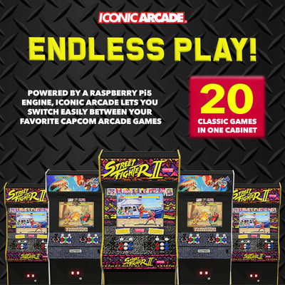 Iconic Arcade Street Fighter Alpha 2 XT Arcade Machine