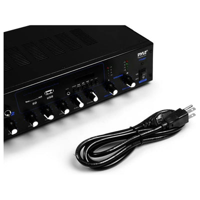 Pyle Bluetooth Desktop Audio 600 Watt Power Amplifier Stereo Receiver(For Parts)