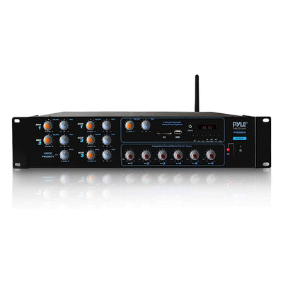 Pyle PT6000CH Bluetooth Home Audio 4200 Watt 6 Channel Amplifier Stereo Receiver - VMInnovations