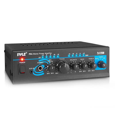 Pyle Bluetooth Home Audio 240 Watt 2 Channel Amplifier Stereo Receiver(Open Box)